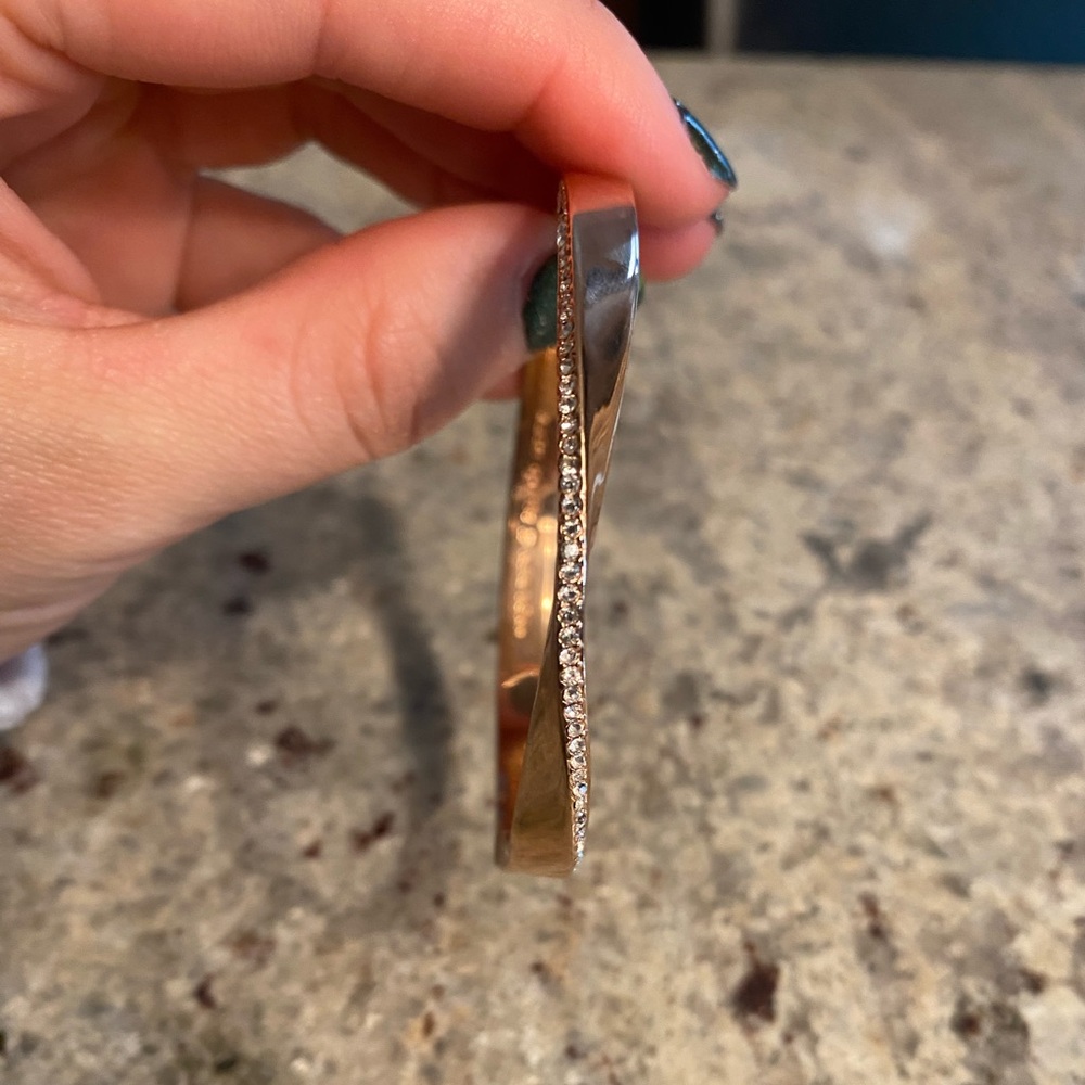 Kate Spade Do The Twist Pave Hinged Bracelet - Picture 6 of 10